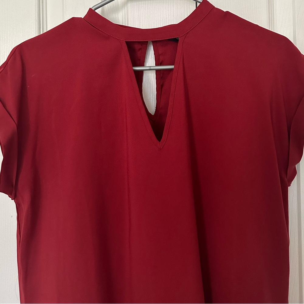Express Red Women's Top - Picture 3 of 5